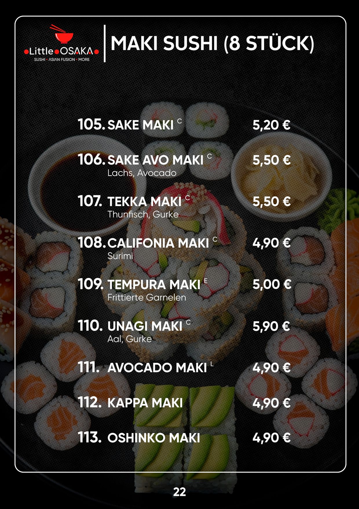 Menu catalogue 23