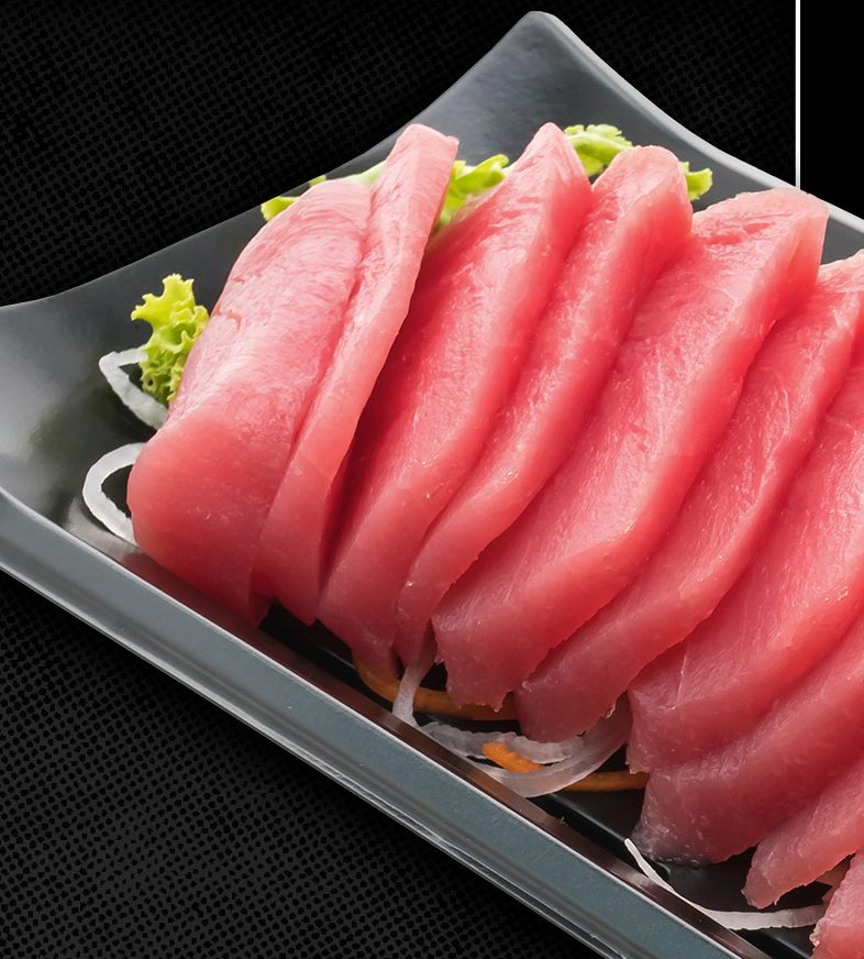 87. Salmon & Tuna Sashimi (6 pcs)