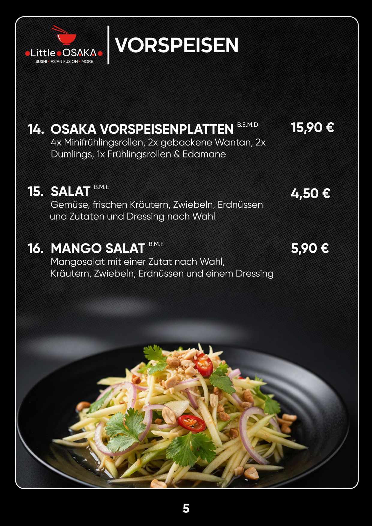 Menu catalogue 6